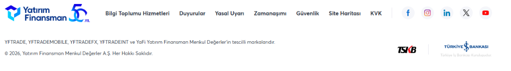 Yatırım Finansman Footer